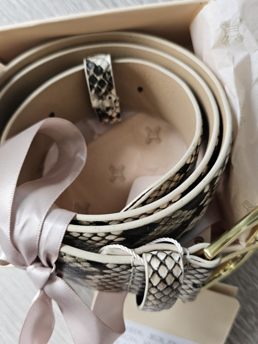 New SANCIA Viano Python Belt - Genuine Python - Made in Australia - Picture 10 of 14